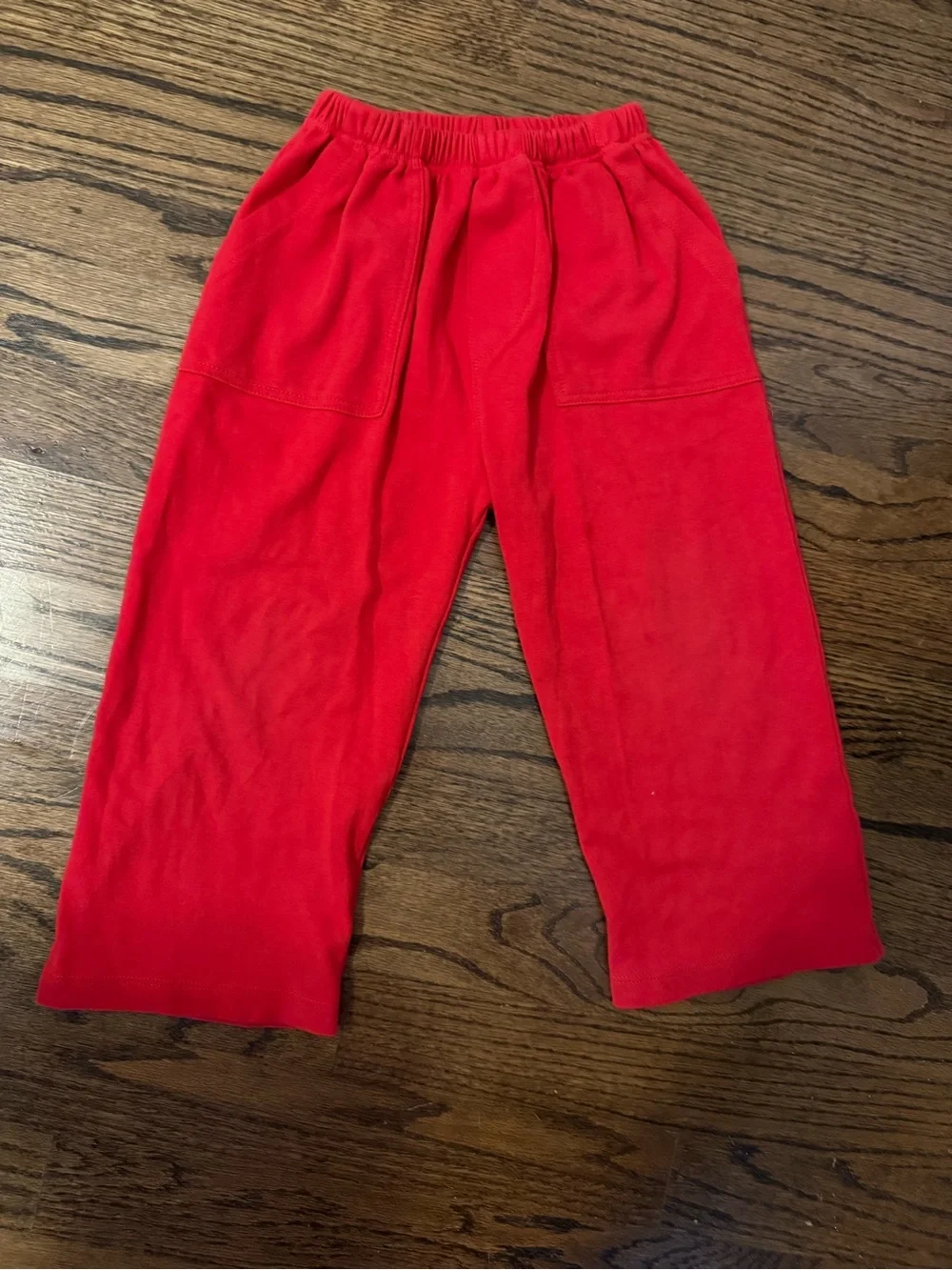Baby Lorel Red Elastic Waist Baby Pants